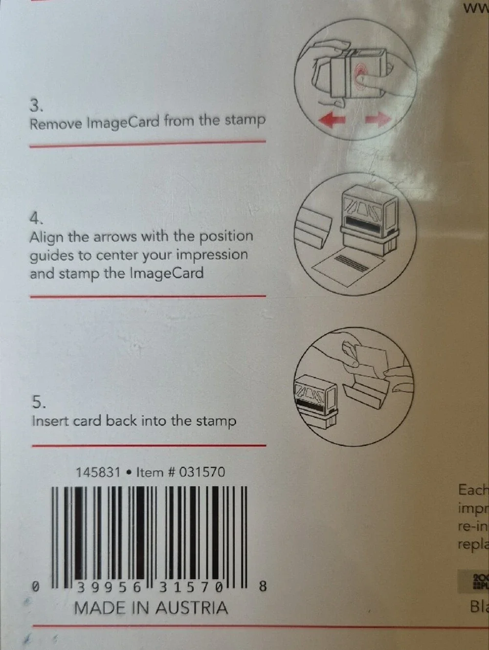 New 2000 PLUS Printer 40 Custom Self-Inking Stamp Kit DIY